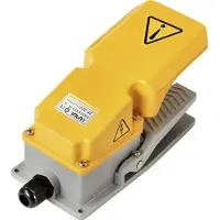 TRU COMPONENTS XF-302 Fodkontakt 250 V/AC 15 A 1 pedal med beskyttelsesdæksel 1 x sluttekontakt 1 stk