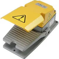 TRU COMPONENTS XF-302 Fodkontakt 250 V/AC 15 A 1 pedal med beskyttelsesdæksel 1 x sluttekontakt 1 stk