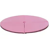HOMCOM TANZSTANGENMATTE, Ø 150cm Stangentanz Schutzmatte, 5 cm dick Pole Dance Matte