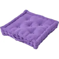 Homescapes SITZKISSEN lila 50/50/10 cm – Bodenkissen unifarben