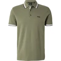 BOSS Green Paddy Poloshirt Regular-Fit grün 3 Knöpfe