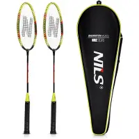 NILS NRZ204 ALUMINIUM Badmintonset + Koffer