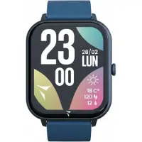 Techmade Glow Smartwatch mit passender Pochette Dunkelblau Unisize