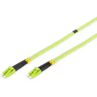 Digitus LWL Multimode Patchkabel, LC / LC, 10 m, I-VH, OM5, LC, LC