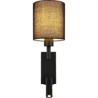 Globo Lighting Wandleuchte ZAMORA BH 15x45.50 cm schwarz Wandlampe