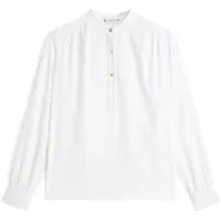 Tommy Hilfiger Langarmbluse "VIS TWILL V-NK BLOUSE"