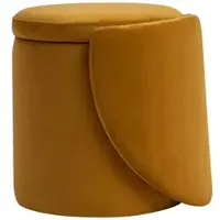 Möbel Kraft Hocker , gelb , Maße (cm): B: 45 H: 75