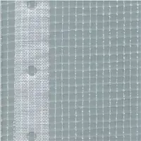 KLASEBO Gerüstplane Bauplane 1,70 X 20m 200g/M Weiss Transluzent