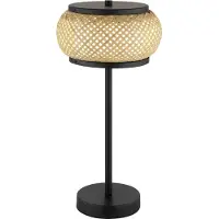 Globo Tischlampe Bambora mit Bambus