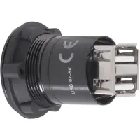 TRU COMPONENTS USB Doppeleinbaubuchse 2.0