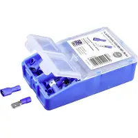 TRU COMPONENTS Flachsteck/hülsen Sortiment vollisoliert, 140 teilig