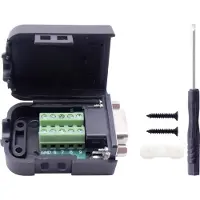 TRU COMPONENTS Modular D-Sub Einbaubuchse 9 pol. mit Befestigungsbolzen und Gehäuse