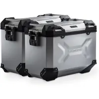 SW-Motech TRAX ADV Alukoffer-System 45/45, KTM 125 SMC R, 250/390 Adv Silber silber