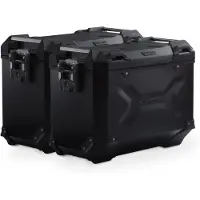 SW-Motech TRAX ADV Alukoffer-System 45/45, KTM 125 SMC R, 250/390 Adv Schw. Aluminium schwarz