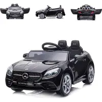 Chipolino Kinder Elektroauto Mercedes Benz SLC300 Fernbedienung MP3 Bluetooth schwarz