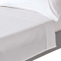 Homescapes DAMAST-BETTLAKEN ohne Gummizug, 100% Ägyptische Baumwolle