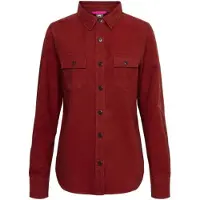 Narsaq Eqaluit Moleskin Shirt Women dark brick - Größe XXL NQ252214
