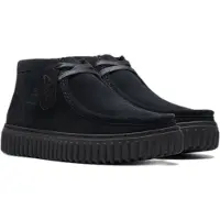 Clarks Torhill Hi Wildlederschuhe, Schwarz 45 EU