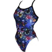 Arena Women's Swimsuit Challenge Back Allover Black-multi Größe: 40 | Badeanzüge Outlet | Damen | Schwarz