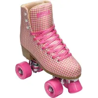 Impala Rollschuhe - Quad Skate - Pink Tartan - - 39 - Rollschuhe