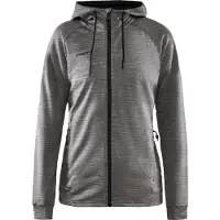 Craft Sweatjacke ADV Unify FZ Hood Damen DK Grey Melange-XL