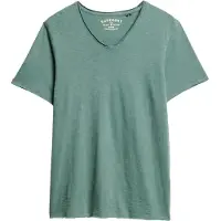 Superdry Raw Edge Slub V Kurzarm-t-shirt