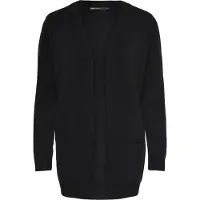 ONLY Strickjacke "ONLLESLY – Cardigan mit Taschen und figurumspielender Form" figurumspielend, casual, Feinstrick, Viskosemischung, V-Ausschnitt