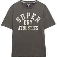 Superdry für Herren. M1012176A Athletic Essential Grafik-T-Shirt grau (M), Lässig, Baumwolle, Kurzarm