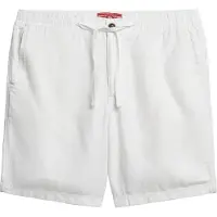 Superdry für Herren. M7110455A Merchant Store Leinenshorts weiß (XL), Lässig