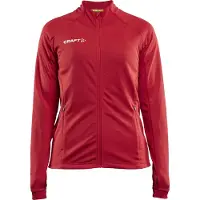 Craft Trainingsjacke Evolve Full Zip Damen Bright Red-L