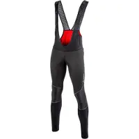 Löffler Radhose lang M Trägerhose WS ohne Sitzpolster für Herren - Schwarz