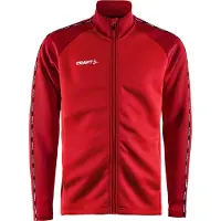Craft Trainingsjacke Squad 2.0 Full Zip Herren Bright Red Express-XXXL
