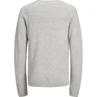 Jack & Jones Rundhalspullover "JJEHILL KNIT CREW NECK NOOS" Baumwolle, regular fit