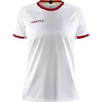Craft Sportshirt Damen Progress 2.0 Graphic Jersey White/Brightred-XXL