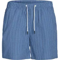 Jack & Jones Seersucker Badeshorts Blau S Herren Blau S