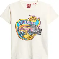 Superdry Neon Motor Graphic Fitted Kurzarm-t-shirt