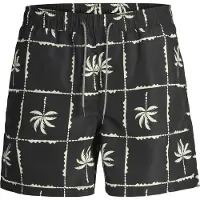 Jack & Jones Fiji Oceanday Badeshorts Schwarz 44 Herren Schwarz 44