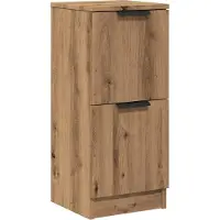 vidaXL Sideboards 2 Stk. Artisan-Eiche 30x30x70 cm Holzwerkstoff