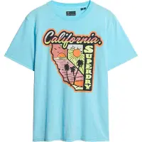Superdry Neon Travel Graphic Loose Kurzarm-t-shirt