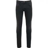 Replay Anbass Hyperflex Clouds 34L Herren 11.5oz Hyperflex Strech Denim In Schwarz – Schwarz
