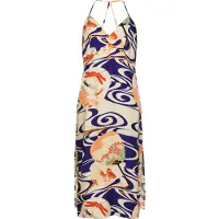 Superdry Vintage Midi Halter Slip ärmelloses Kleid