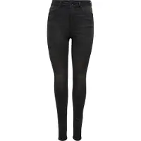 ONLY Royal Life Skinny Denim Bj13963 Hochtaillierte Jeans Schwarz XS / 34 Frau Schwarz XS