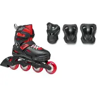 Rollerblade Fury Combo Inline-skates Rot EU 33-38 Jungen,Mädchen Rot EU 33-38