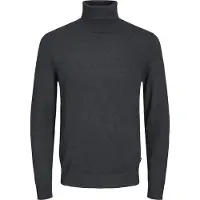 Jack & Jones Rollkragenpullover Emil Knit Roll 12157417 Grau Regular Fit