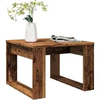 vidaXL Beistelltisch Altholz-Optik 50x50x35 cm Holzwerkstoff