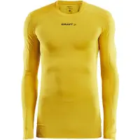 Craft Unterhemd Pro Control Compression LS Unisex Yellow-S