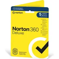 Norton 360 Deluxe Sikkerhedsprogrammer 5 enheder 50 GB cloud-lagerplads 1??r