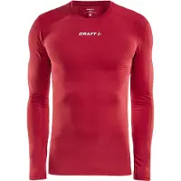 Craft Unterhemd Pro Control Compression LS Unisex Bright Red-L