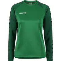 Craft Langarmshirt Squad 2.0 Crewneck Damen Team Green-Ivy-L