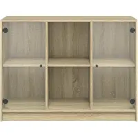 vidaXL Sideboard Sonoma-Eiche 102x37x75,5 cm Holzwerkstoff